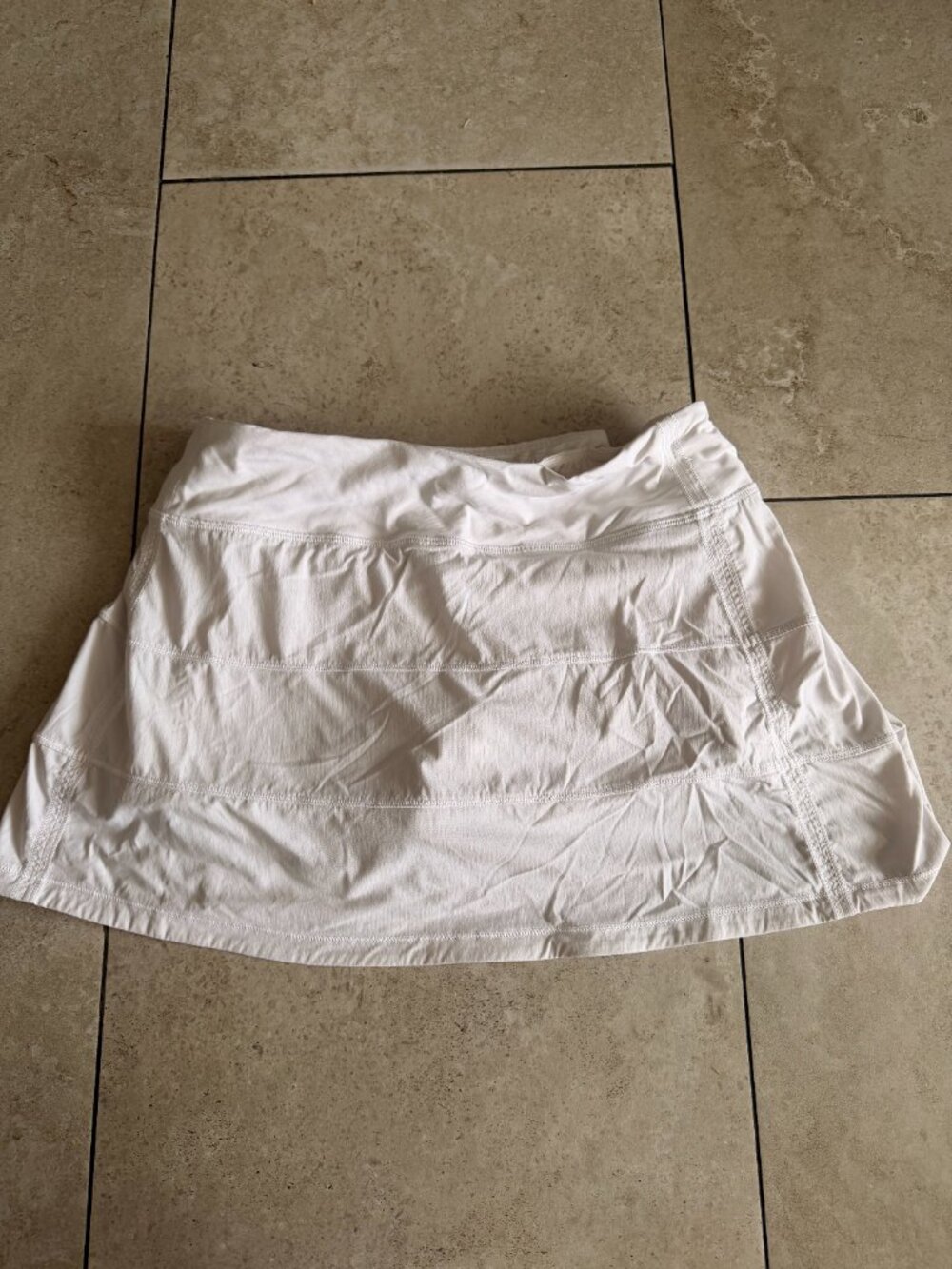 White Lululemon Tennis Skirt